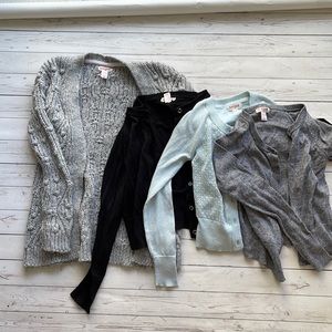 Girls Cat & Jack Cardigan Bundle size 6